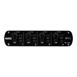 AKG Acoustics HSC Series Headphones User's Manual