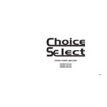 Choice Select CHO4006 User manual