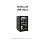 Bordeaux BE0270WC-166 Instruction manual