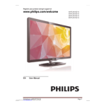 Philips 55HFL5573D/10 Televisor LCD serie LED profesional Manual de usuario