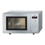 Bosch HMT75G451B Stainless steel cm Freestanding microwave Serie | 2 Instruction manual