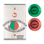 Securitron PB4L Push Buttons Installation Instructions