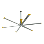 Big Ass Fans F-PF61-1401S34X1 168-in Yellow Indoor Ceiling Fan Operating Manual