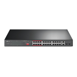 TP-Link TL-SL1226P 24-Port 10/100Mbps + 2-Port Gigabit Unmanaged PoE+ Switch Installation Guide | Manualzz