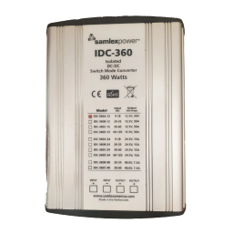 Samlexpower IDC-30 Bedienungsanleitung | Manualzz