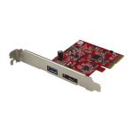 StarTech.com 2 Port PCI Express eSATA Controller Adapter Card Interface Cards/Adapter User Manual