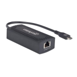 Manhattan 153461 USB-C to 5GBASE-T Ethernet Adapter Quick Instruction Guide