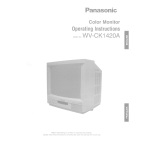 Panasonic WVCM143 Operating Instructions