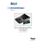 Aztech DSL Turbo 900 Package User Manual