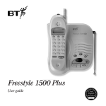 BT Freestyle 1500 Plus User Manual
