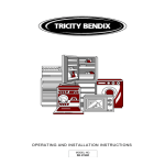 Tricity Bendix SB415GR (AVOCA) User Manual