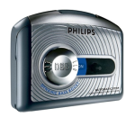 Philips AQ6401/00C Radiocasete portátil User manual