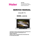 Haier L26A8A-A, L26A8A-A1, L32A8A-A1 Operating Instructions Manual