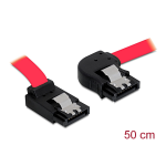 DeLOCK 82623 Cable SATA 50cm right/up metal red Data Sheet