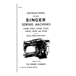 Singer 114-51 Sewing Machine User Manual
