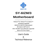 SOYO SY-6IZM/3 Quick Start Guide