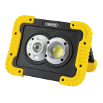 Draper 10W COB LED Rechargeable Work Light - 750 Lumens Instructions
