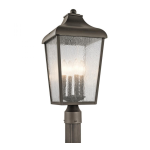 Kichler Lighting 49712OZ Galemore 60W 3-Light Outdoor Post Mount Lantern Specification