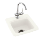 SWAN BS01515.010 White Single Bowl Composite Drop-in or Undermount Residential Bar Sink Use and Care Guide