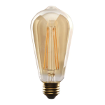 Feit Electric BPVT10/LED 40-Watt Equivalent T10 Dimmable LED Clear Glass Vintage Edison Light Bulb With Vertical Filament Soft White sp&eacute;cification