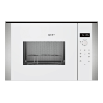 Neff HLAWD53W0B Built-in microwave oven Spec Sheet