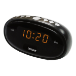 Denver EC-420NR Digital alarm clock Brugermanual