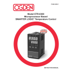 Ogden ETR-8300 Instruction manual