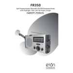 Eton ARCFR350 Weather Radio User Manual