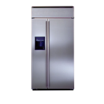 GE ZISS48DYSS Monogram® 48" Built-In Side-by-Side Refrigerator Installation Instructions
