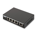 Digitus DN-95320 4 Port Fast Ethernet PoE Switch, Unmanaged, 1 Uplink Bedienungsanleitung