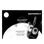 Motorola Two-way radio handheld data computer HC700 L - Product Safety and RF Energy Exposure Booklet