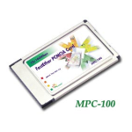 Macsense MPC-10 PCMCIA Card Owner's Manual