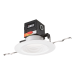 Juno JBK6 ADJ SWW5 90CRI MW M6 Contractor Select JBK6 ADJ 6 in. Selectable CCT Canless Integrated LED White Adjustable Trim Recessed Light Specification