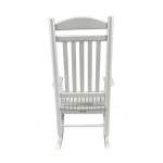 Hampton Bay Rocker-01 Patio White Wood Outdoor Rocking Chair Use and care guide