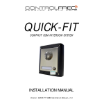 ControlFreq QUICK-FIT Installation Manual