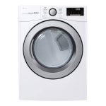 LG Electronics DLEX3700W 7.4 cu. ft. Smart Stackable Front Load Electric Dryer Installation instructions
