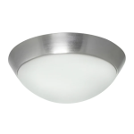 Efficient Lighting EL-800-123 Classical Powder Coated White Flush Mount installation Guide