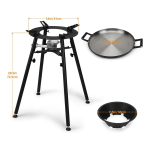 onlyfire TOP2112-GS300CIB GS300 Portable Propane Grill Gas Cooker Instructions