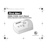 BRK FCD3N 9V Battery CO Alarm Manual de usuario