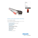 Philips SWV2531T/10 PAL coax cable Product Datasheet