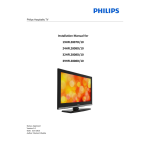 Philips 19HFL2807D/10 Tv User Manual