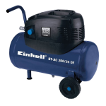 Einhell Blue BT-AC 200/24 OF Air Compressor Betjeningsvejledning