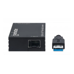 Manhattan 152297 USB-A to SFP Fiber Optic Converter Quick Instruction Guide