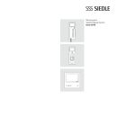 SSS Siedle CE 950-0 External colour CCD video camera Information produit