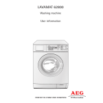 Aeg-Electrolux L62800 Operating instructions