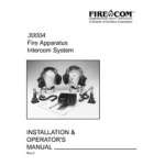 Firecom 3000A Installation &amp; Operator's Manual