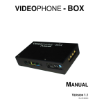 Divus VIDEOPHONE - BOX Manual