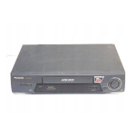Panasonic NV-SJ260 VCR User manual