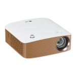LG Electronics PH150G LG- MiniBeam 720p Wireless DLP Projector- Brown/White Manual