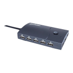 Manhattan 162463 Hi-Speed 13-Port Desktop USB Hub Instructions